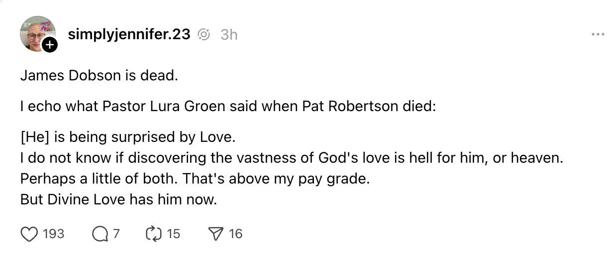 How James Dobson is Remembered