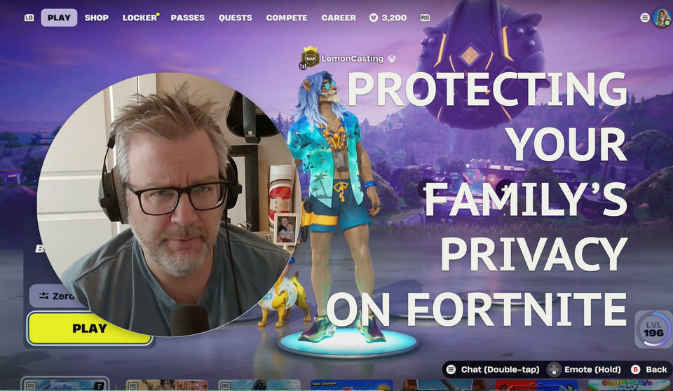 Voice Privacy Settings in Fortnite